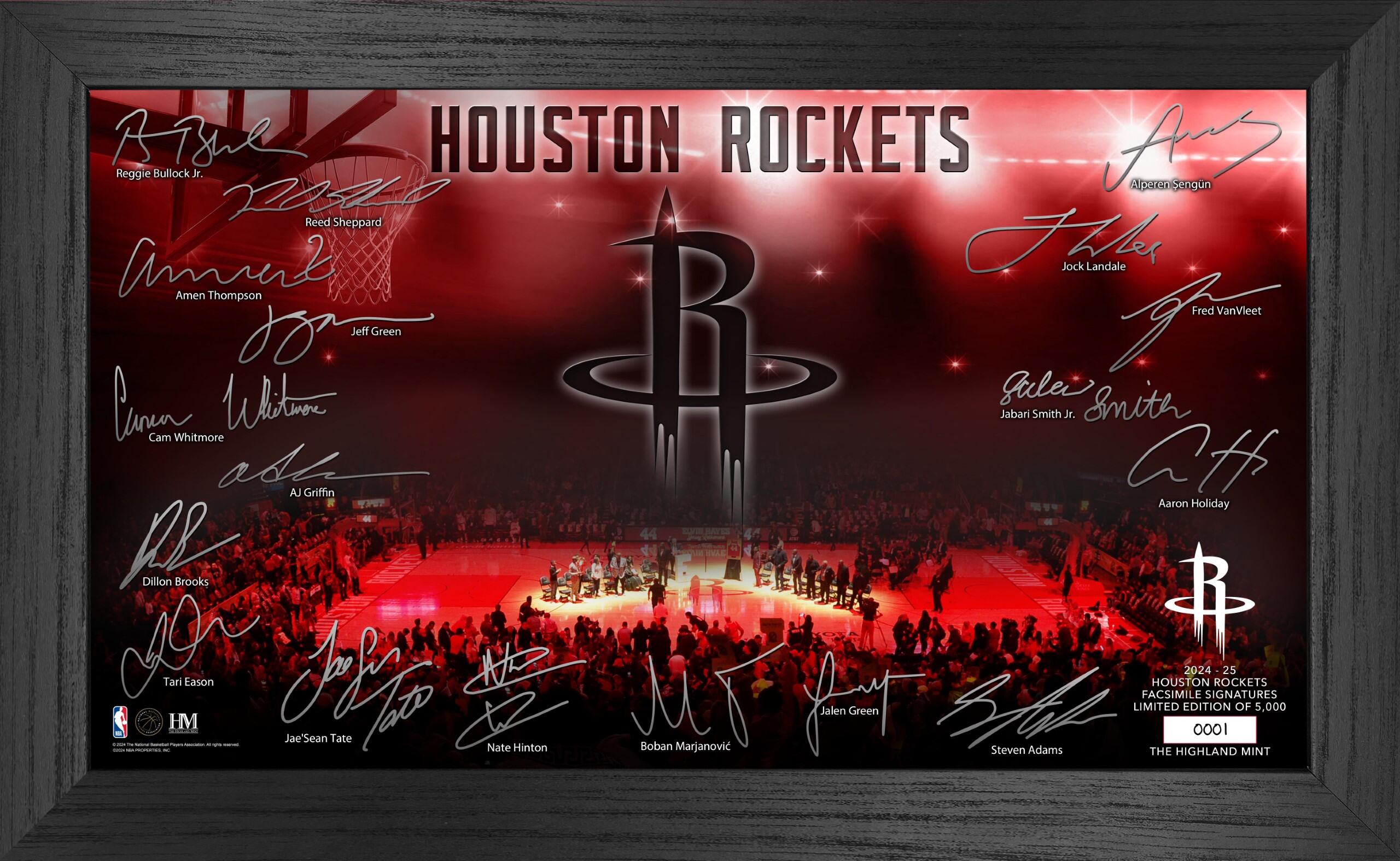 Houston Rockets 2024-25 Signature Court - Sports Collectibles, Sports Memorabilia, Sports Fan Shop, Sports Gifts