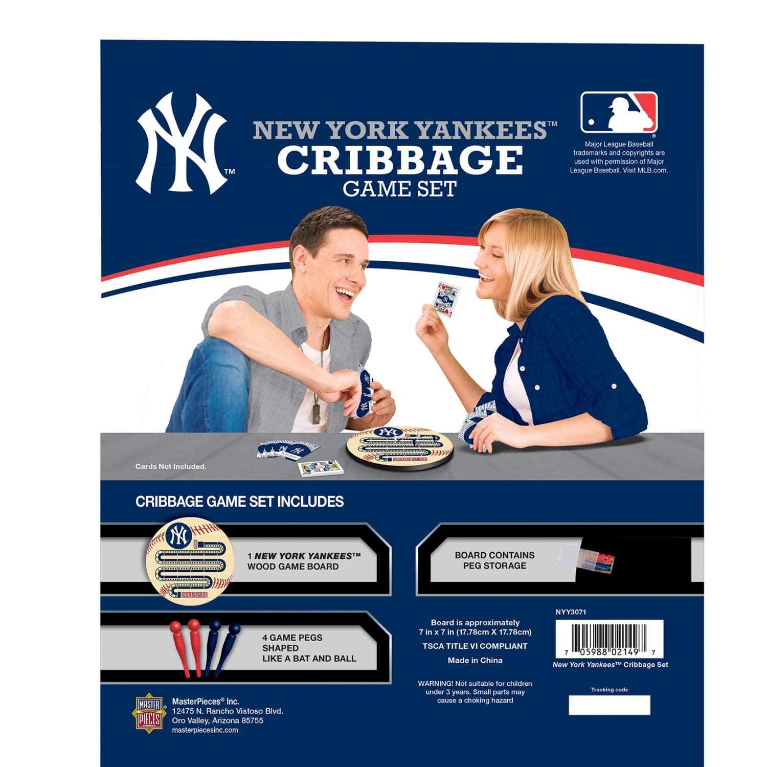 New York Yankees Cribbage Board Game