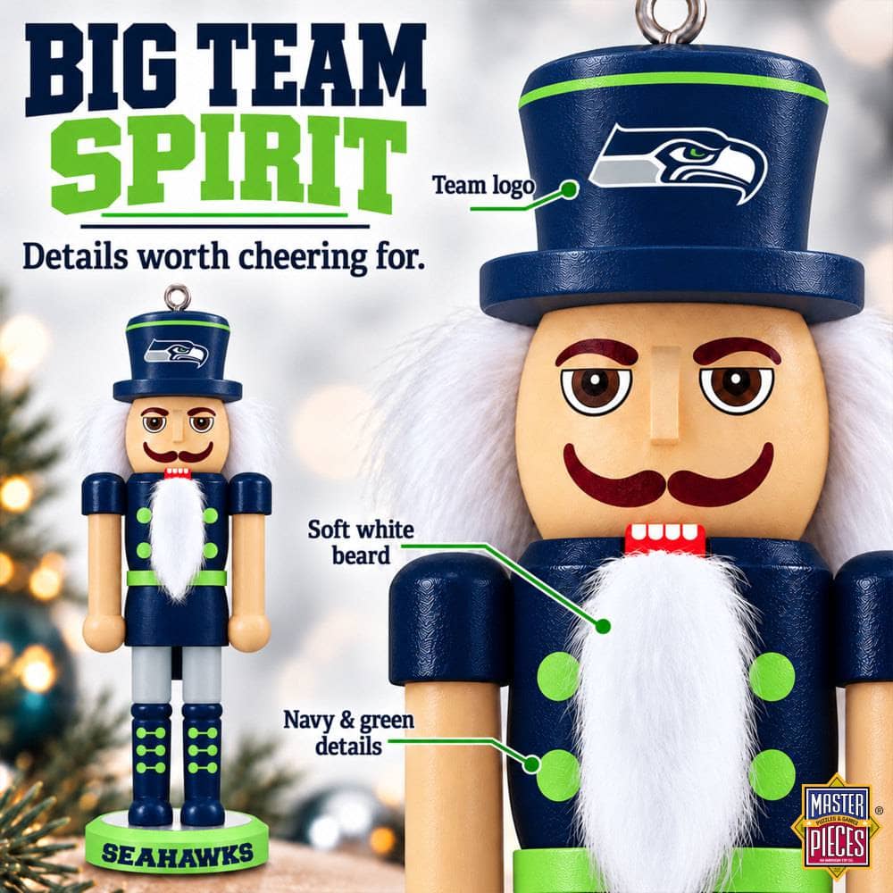 Seattle Seahawks - Keepsake Nutcracker