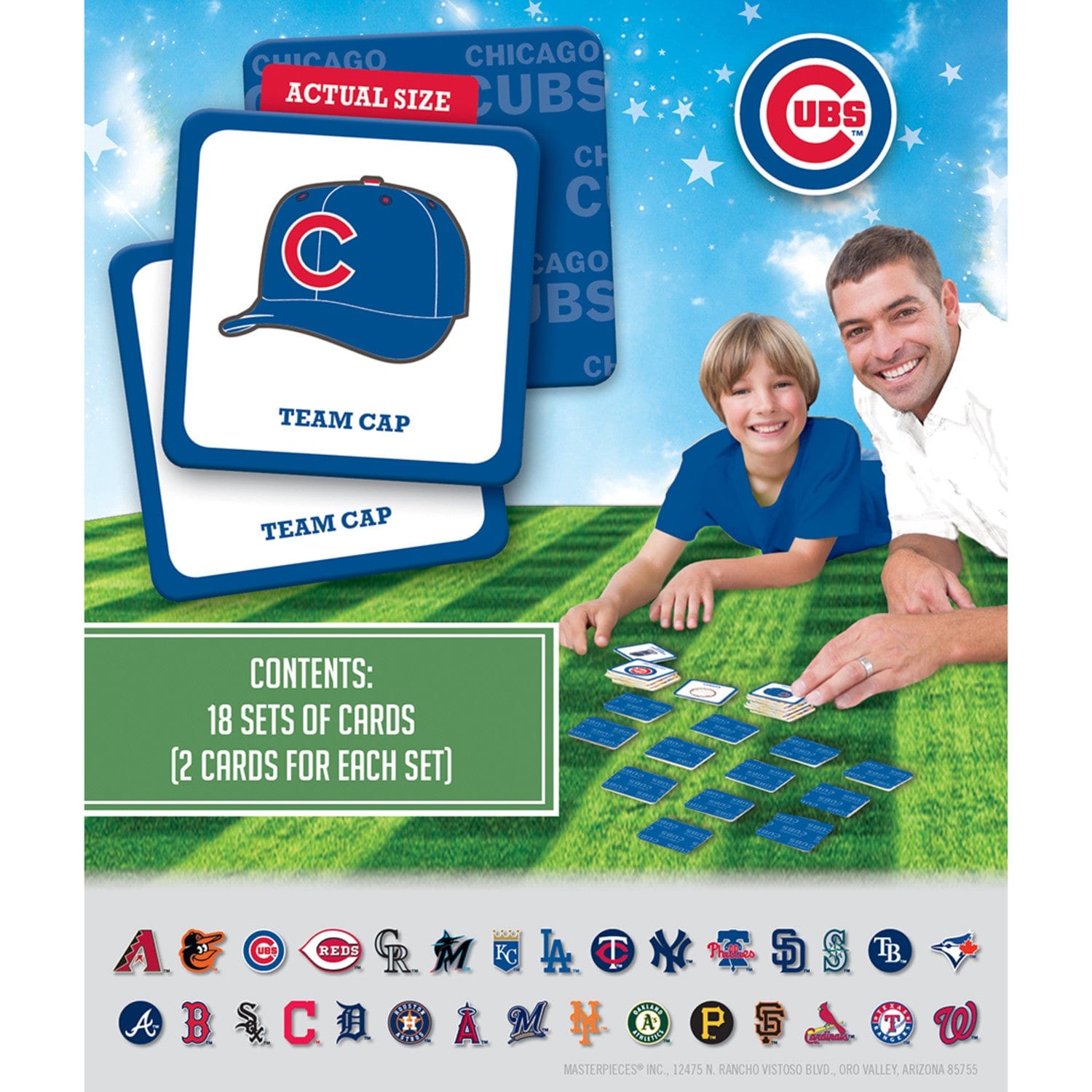Chicago Cubs Memory Match Game - Sports Gifts, Sports Memorabilia, Sports Collectibles, Fan Shop