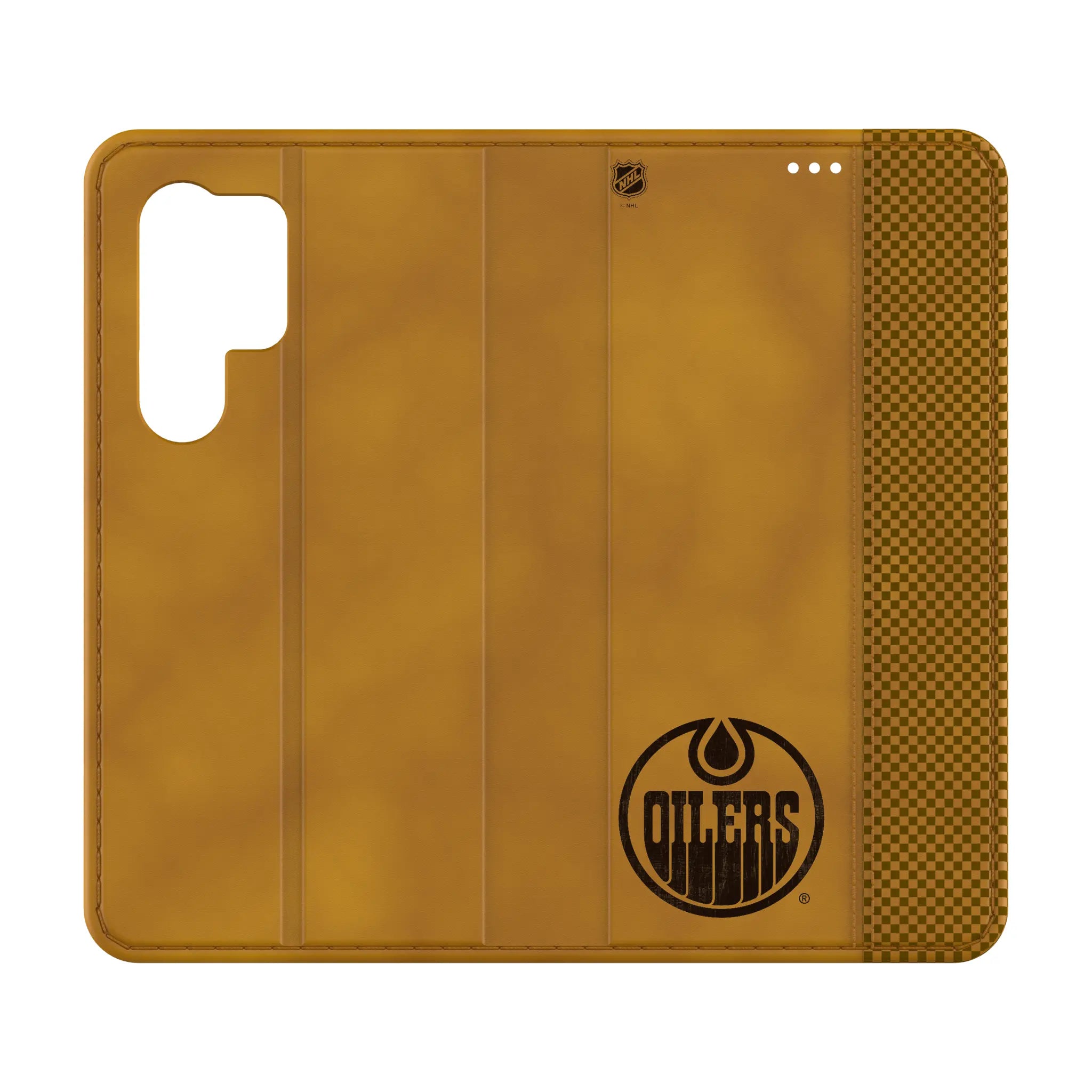 Edmonton Oilers Burn Folio Phone Case for Samsung Galaxy