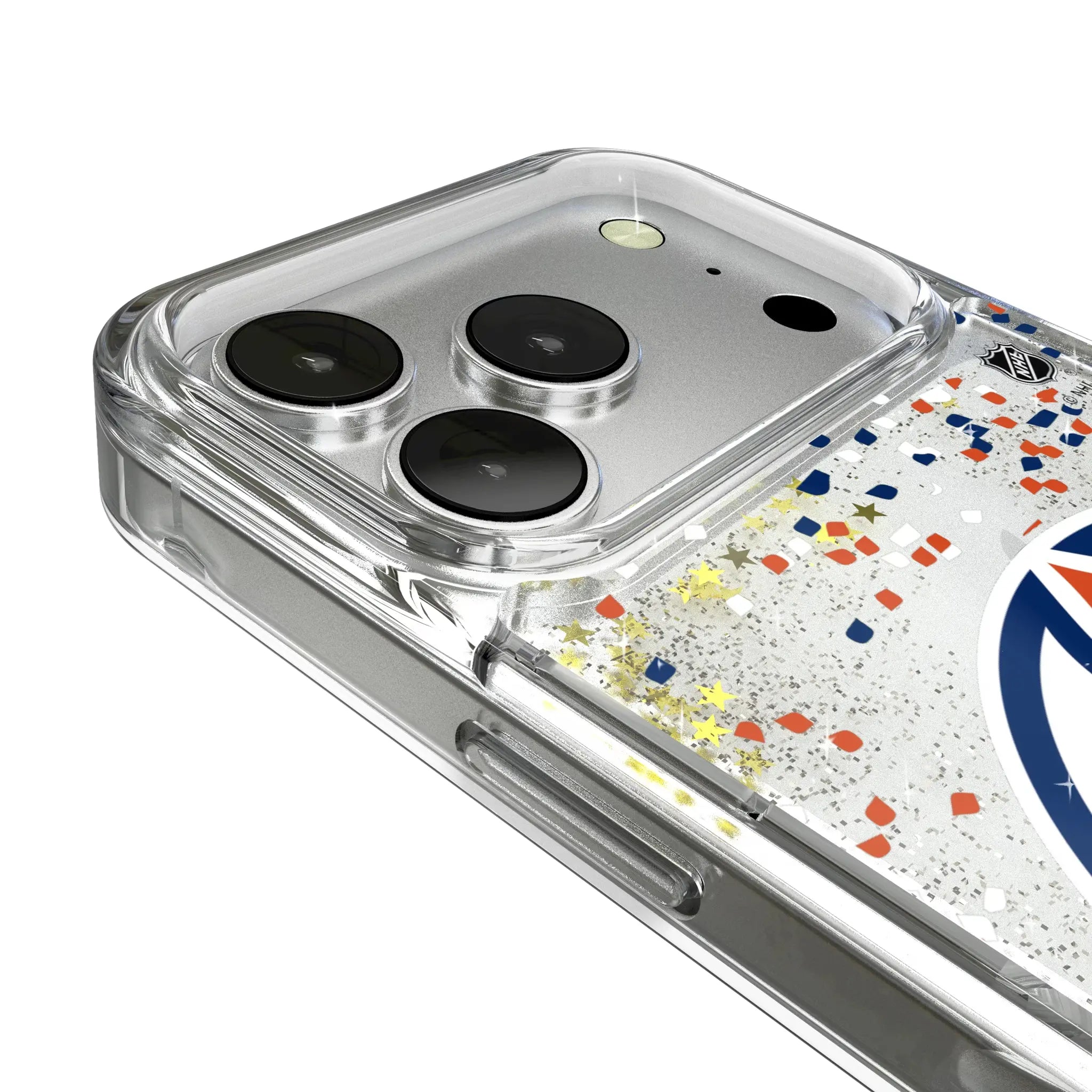 Edmonton Oilers Confetti Glitter Phone Case