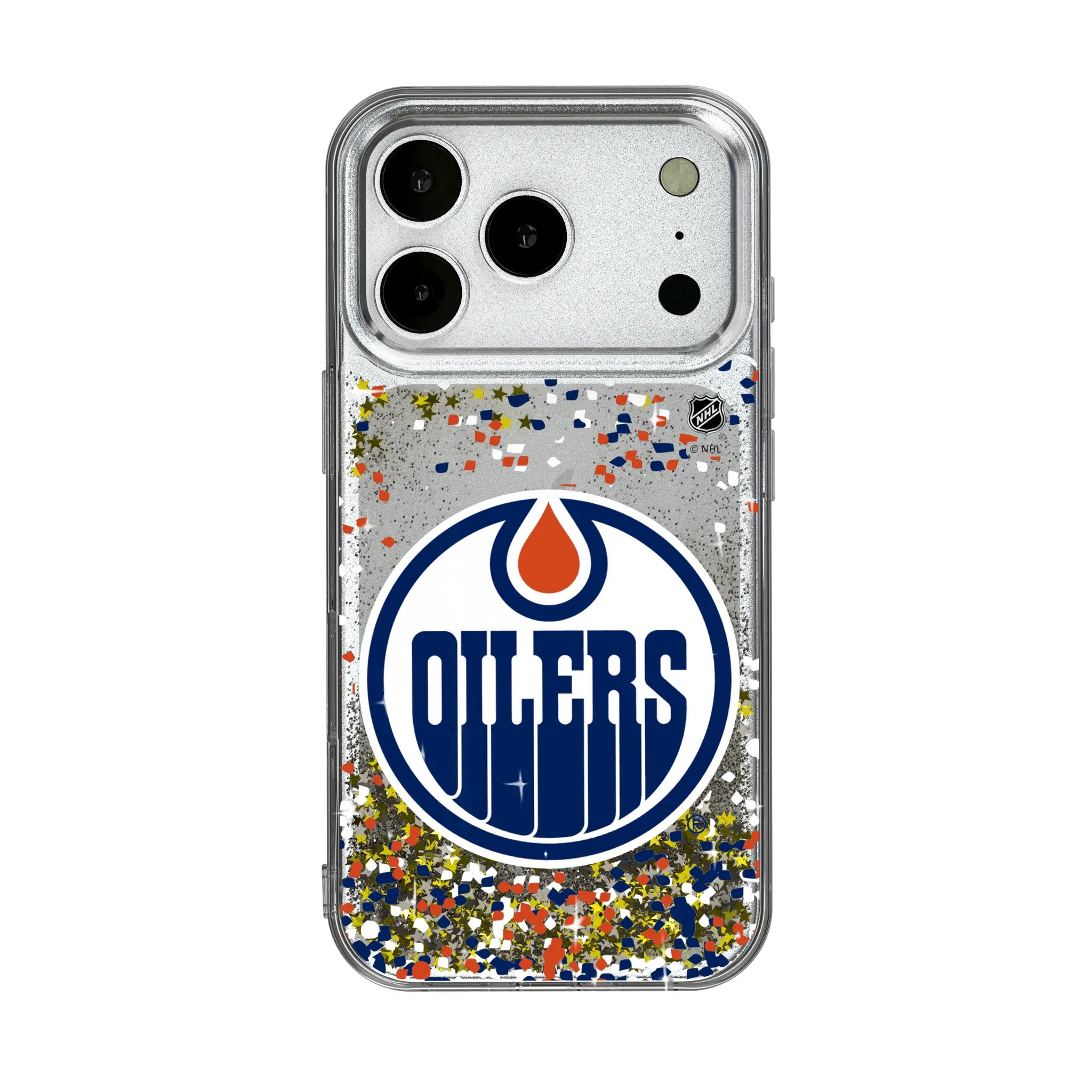 Edmonton Oilers Confetti Glitter Phone Case