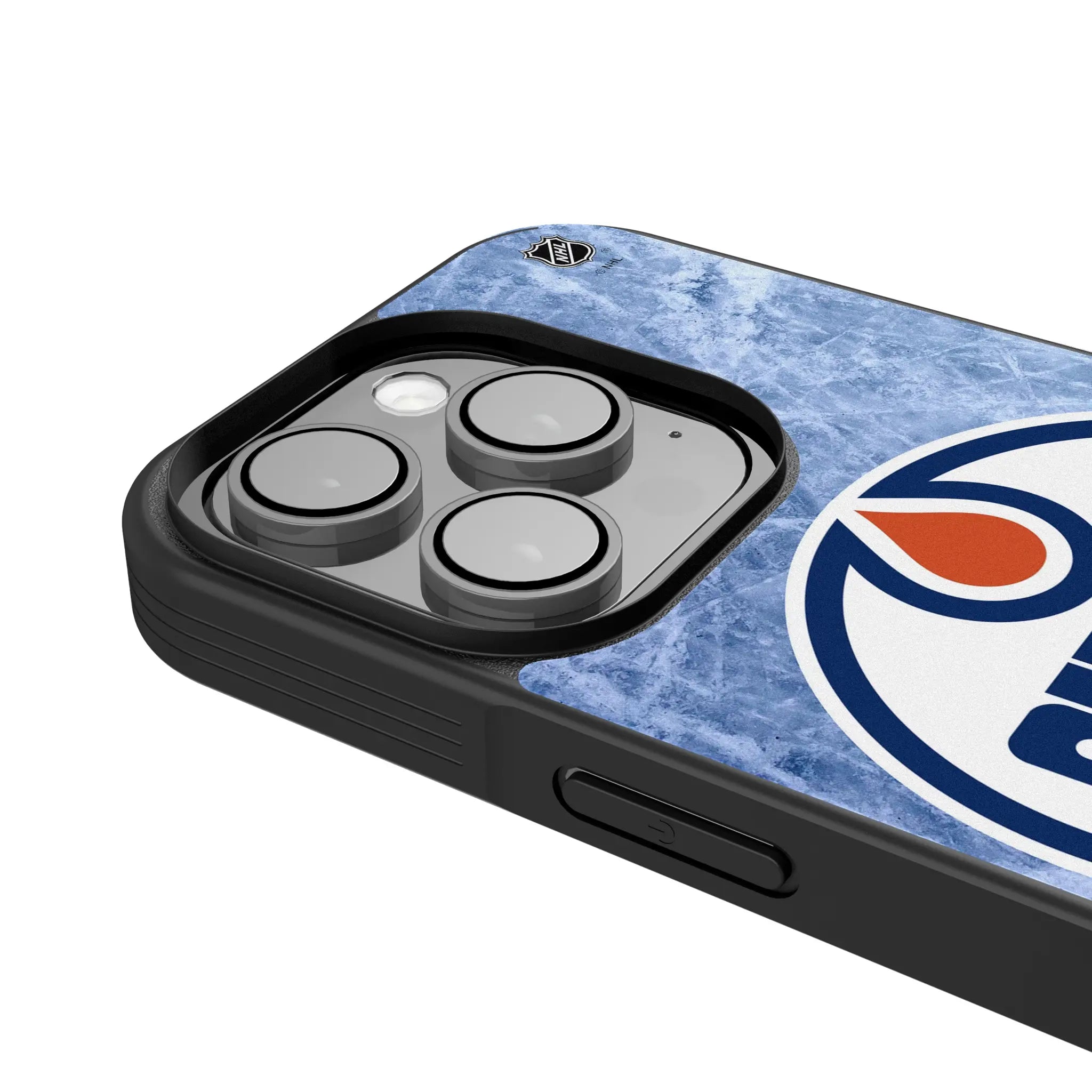 Edmonton Oilers Ice Wordmark Bump Phone Case