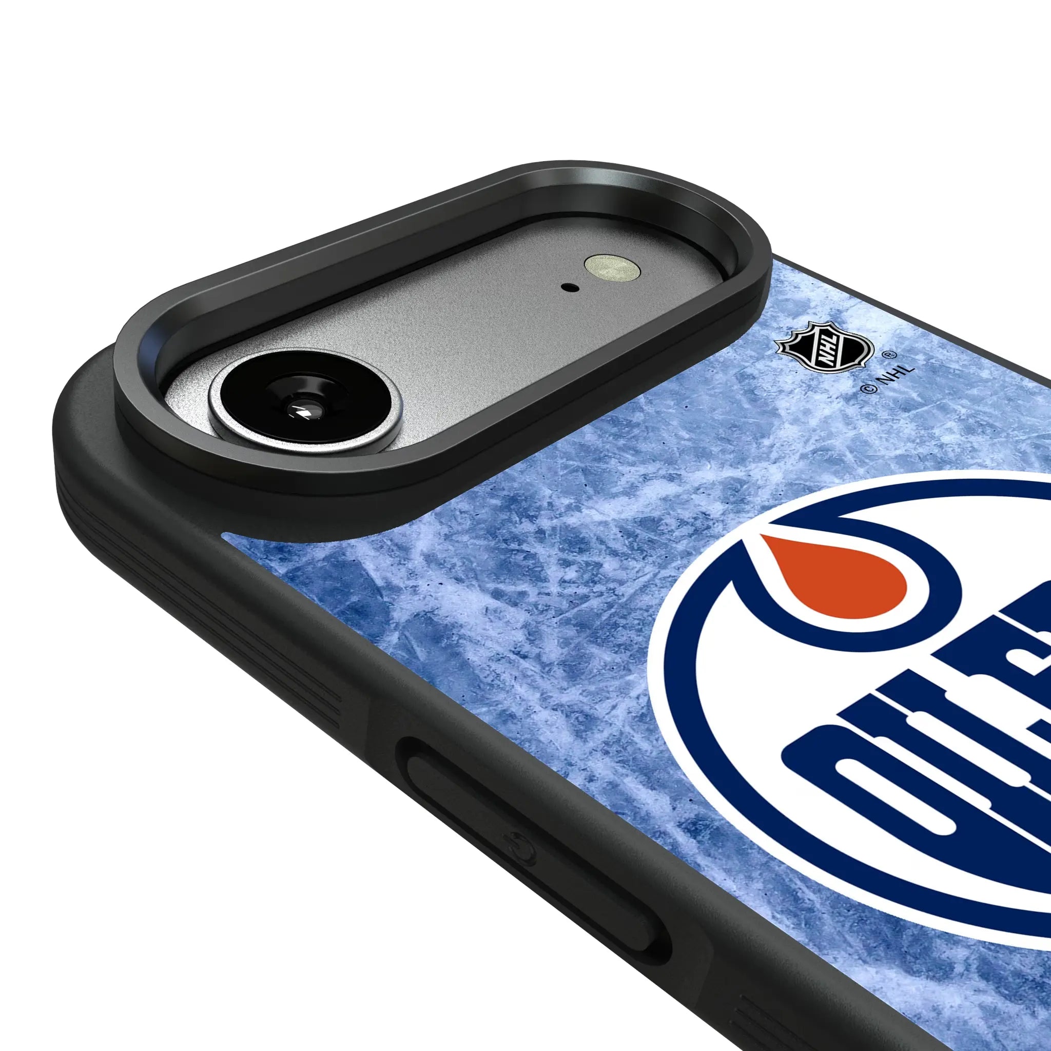 Edmonton Oilers Ice Wordmark Bump Phone Case