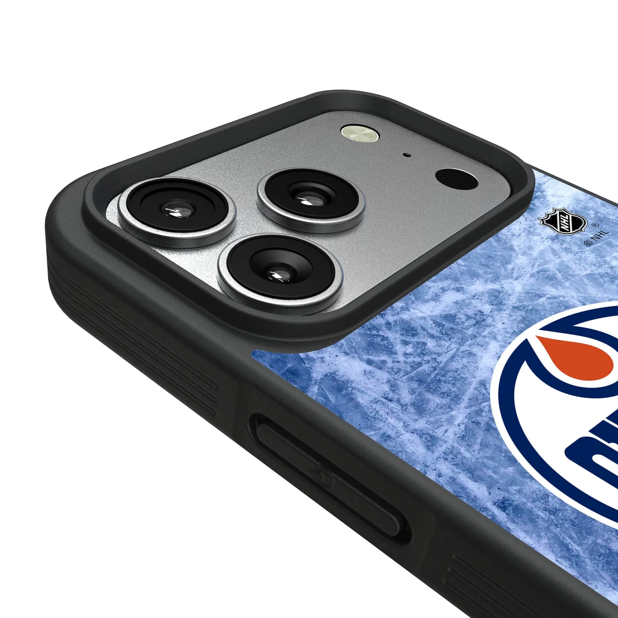 Edmonton Oilers Ice Wordmark Bump Phone Case