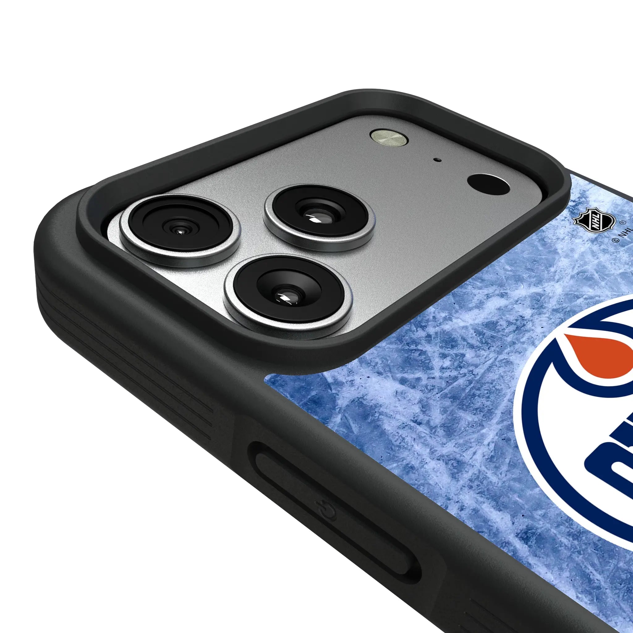 Edmonton Oilers Ice Wordmark Bump Phone Case