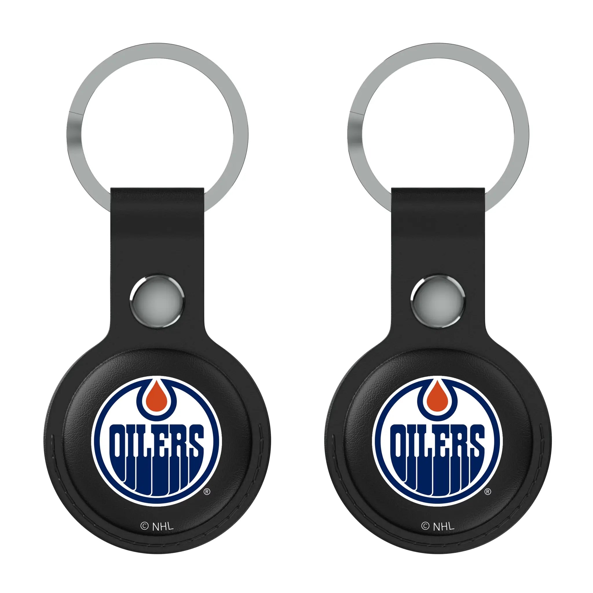 Edmonton Oilers Insignia Black Airtag Holder 2-Pack