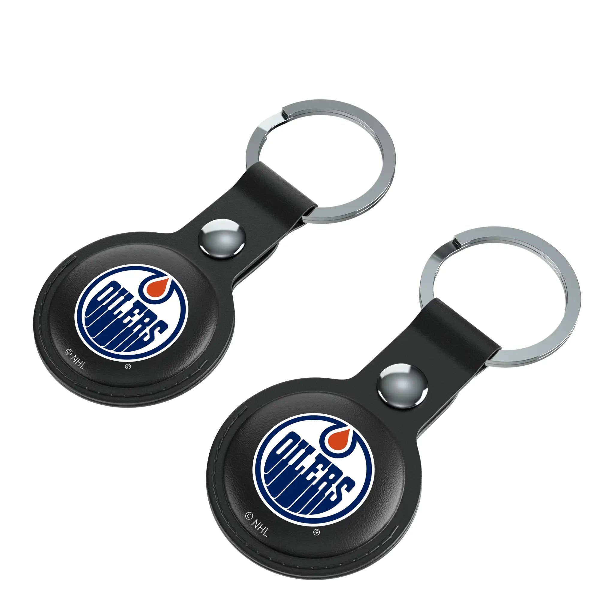 Edmonton Oilers Insignia Black Airtag Holder 2-Pack