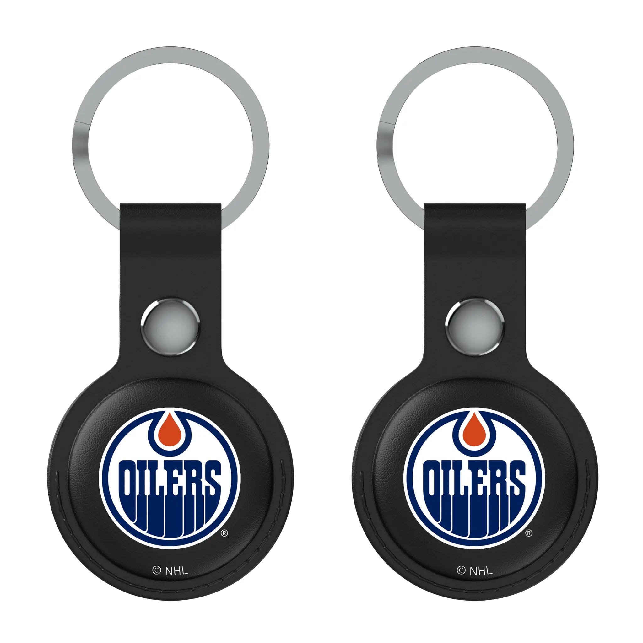 Edmonton Oilers Insignia Black Airtag Holder 2-Pack