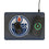 Edmonton Oilers Linen 15-Watt Wireless Charger and Mouse Pad