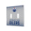 Edmonton Oilers Linen Hidden-Screw Light Switch Plate