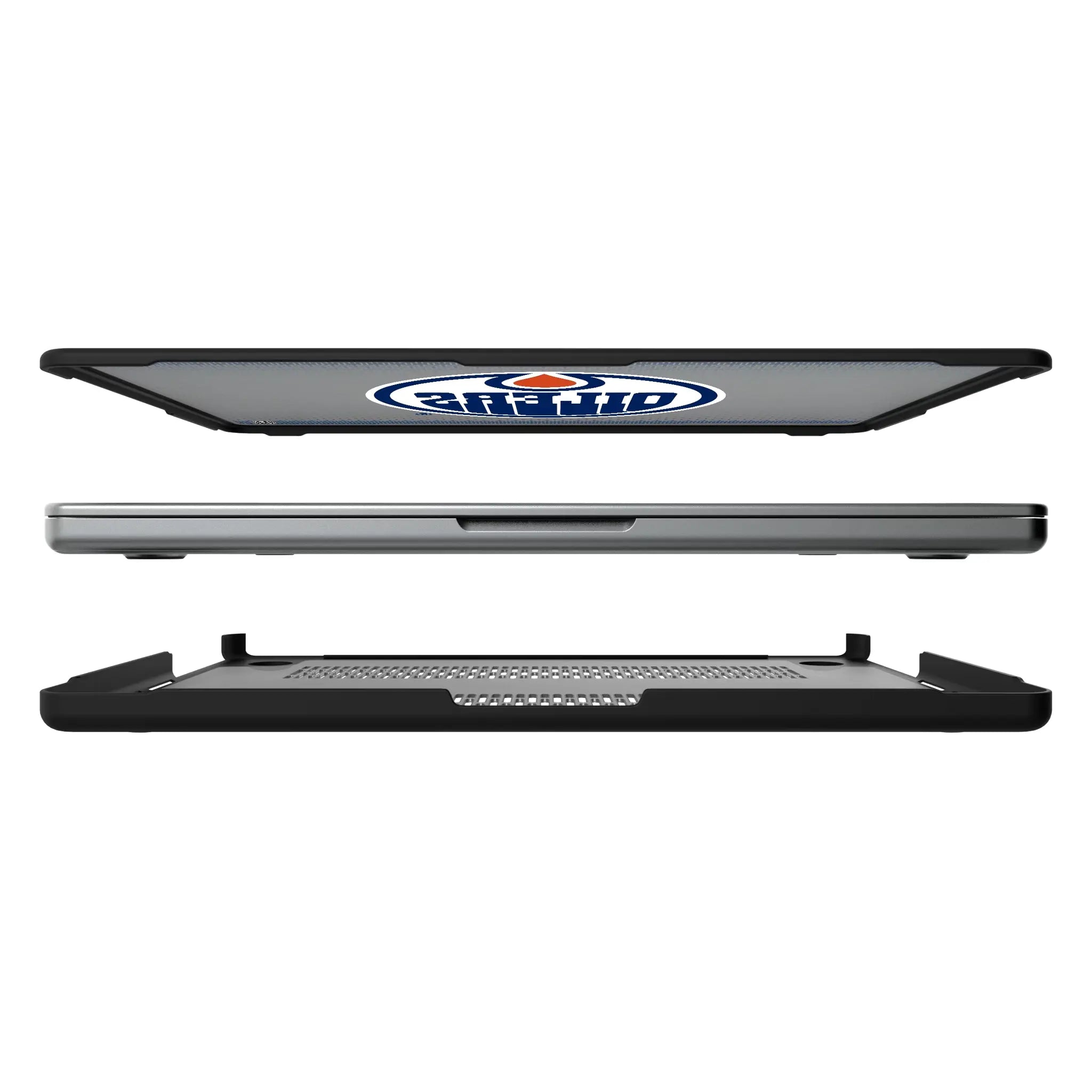 Edmonton Oilers Linen Laptop Case for Apple MacBook