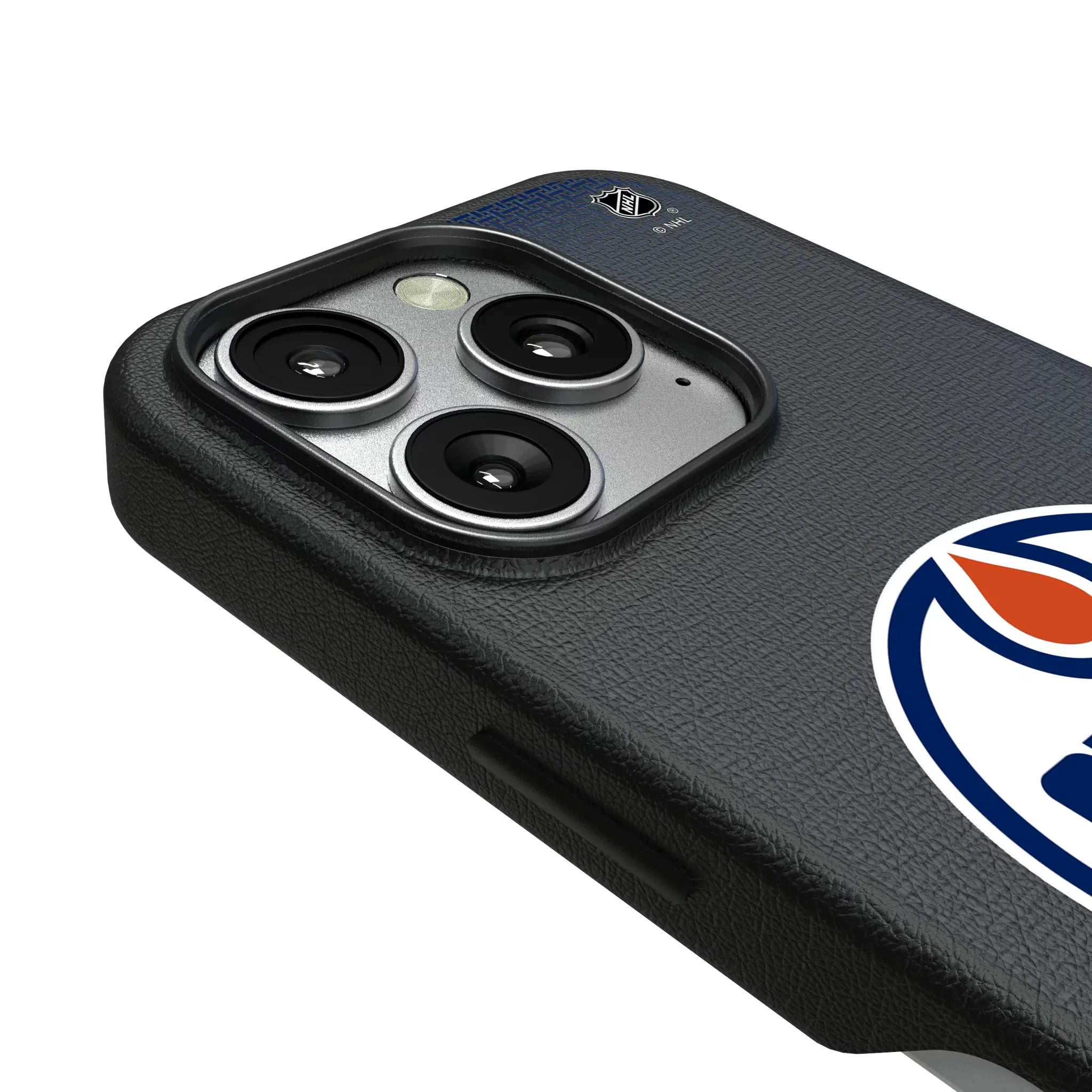 Edmonton Oilers Linen MagSafe Compatible Phone Case for Apple iPhone
