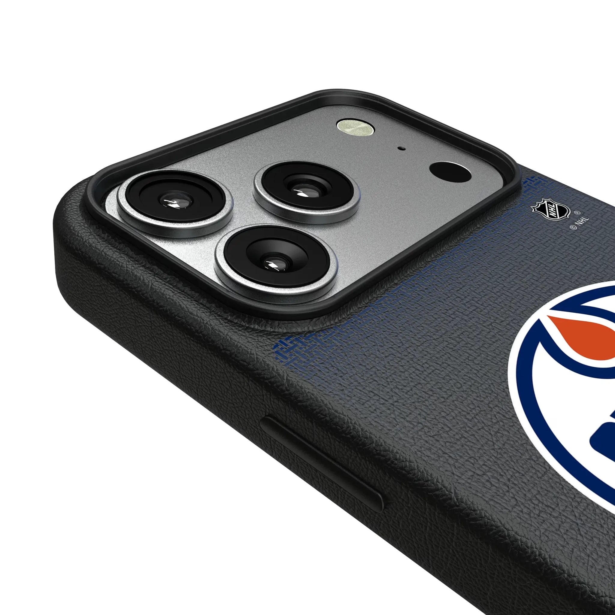 Edmonton Oilers Linen MagSafe Compatible Phone Case for Apple iPhone