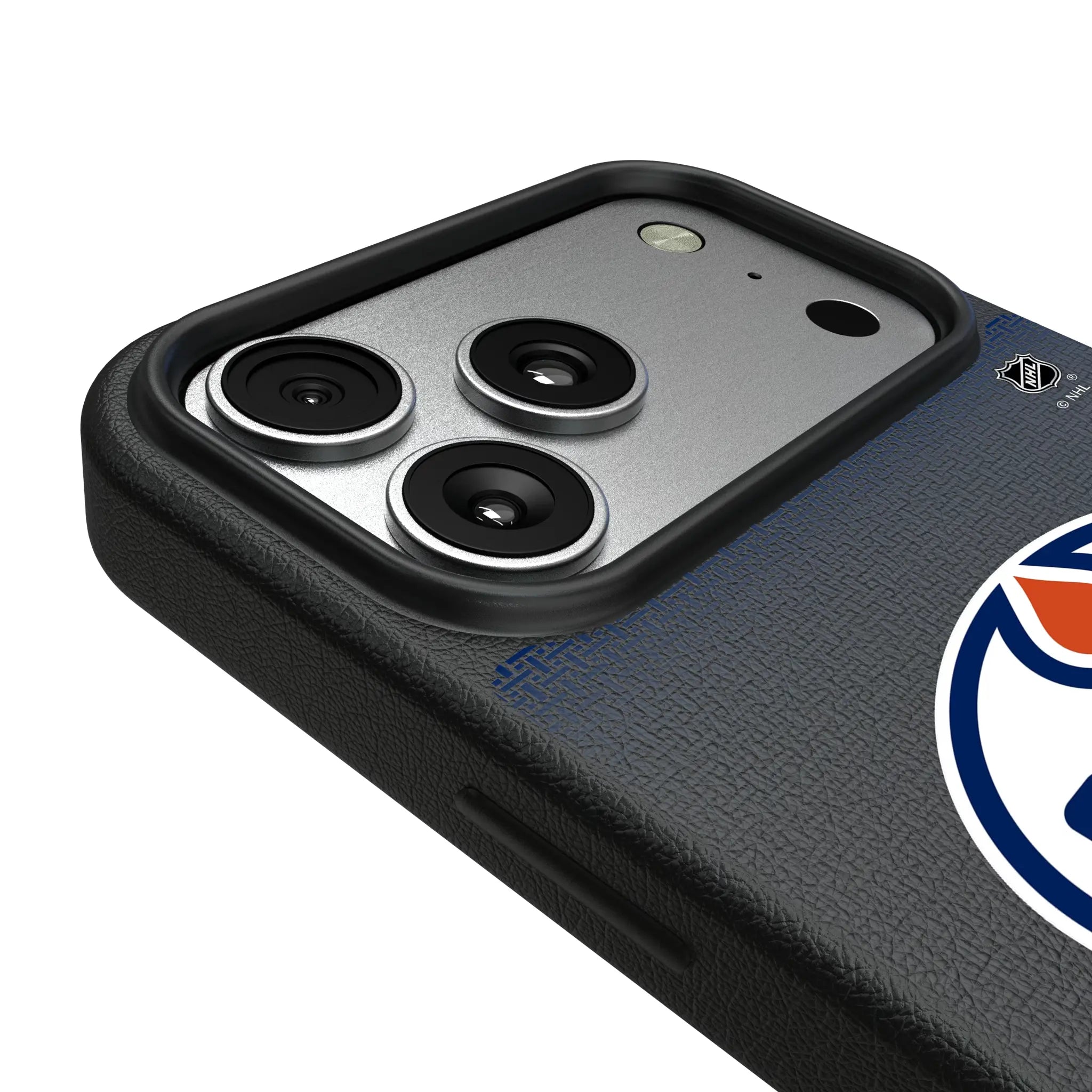 Edmonton Oilers Linen MagSafe Compatible Phone Case for Apple iPhone