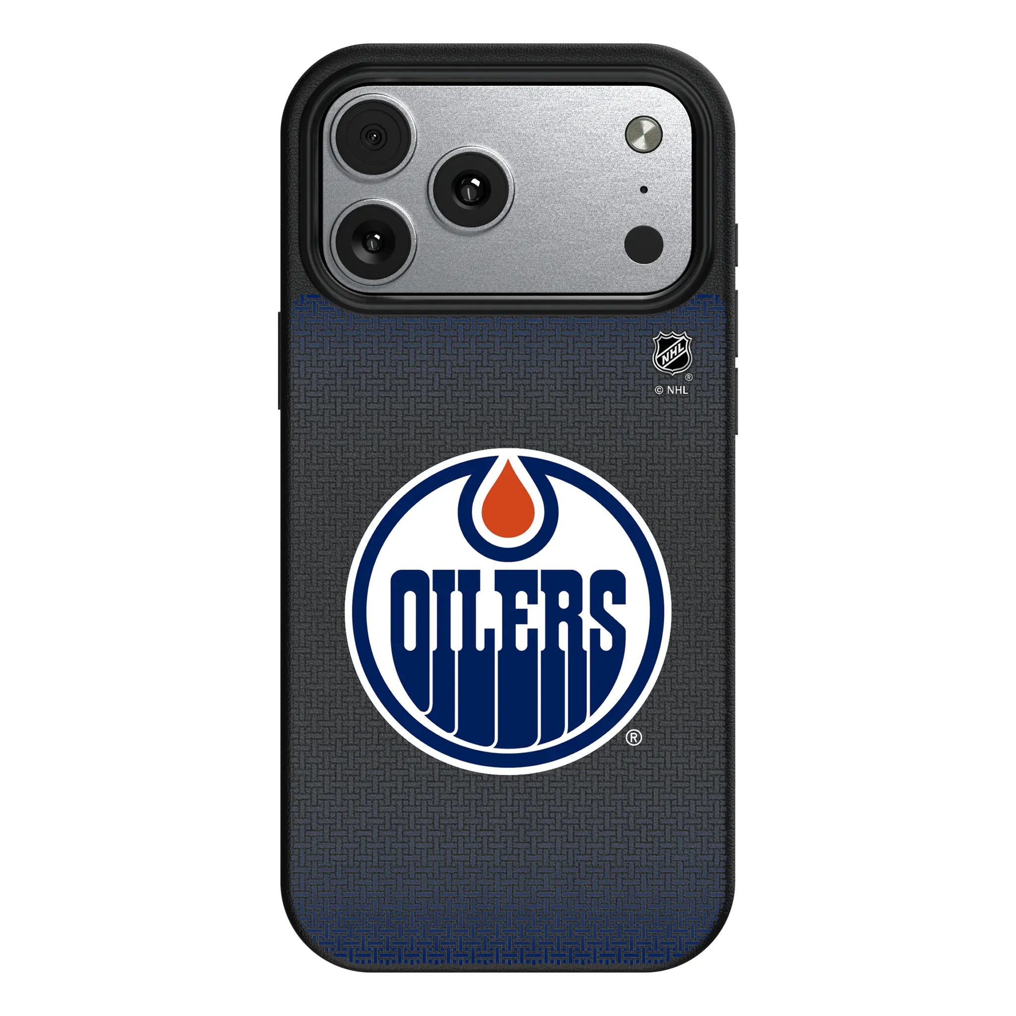 Edmonton Oilers Linen MagSafe Compatible Phone Case for Apple iPhone