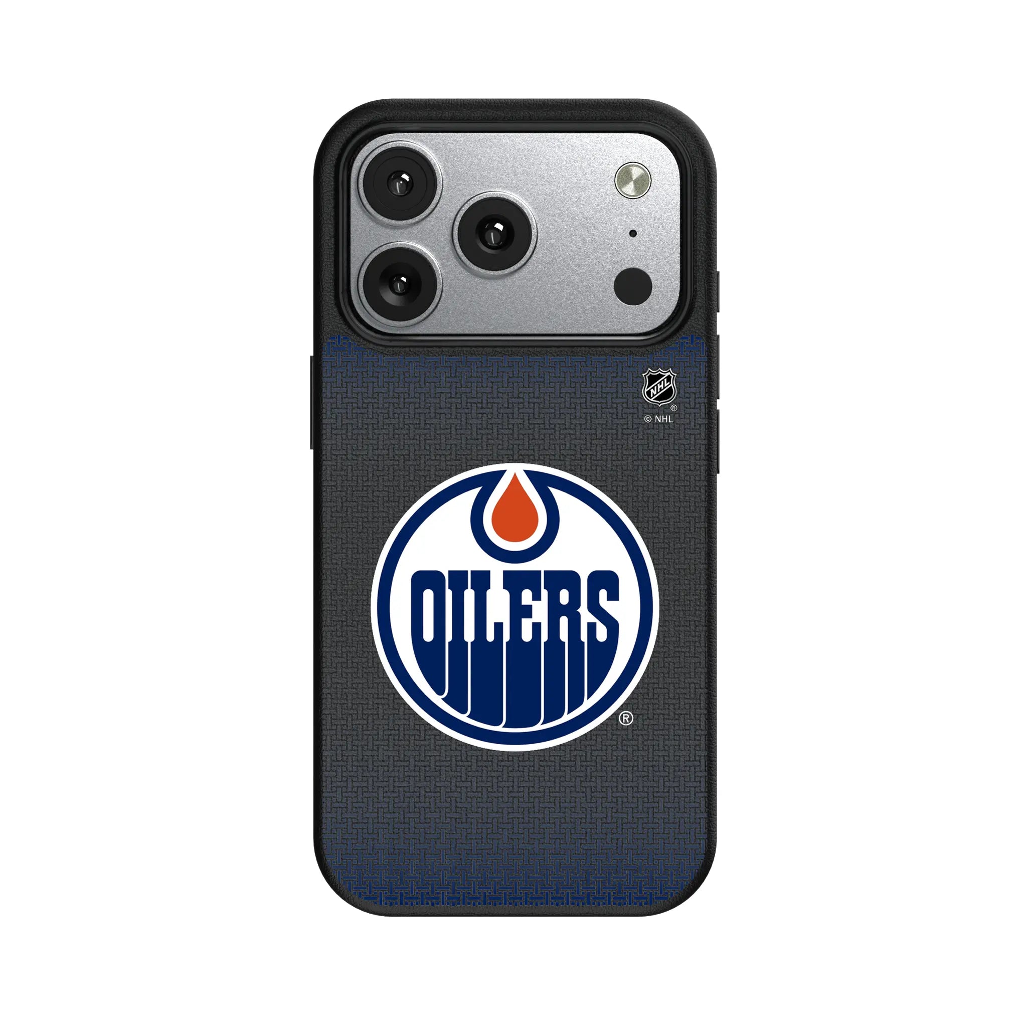 Edmonton Oilers Linen MagSafe Compatible Phone Case for Apple iPhone