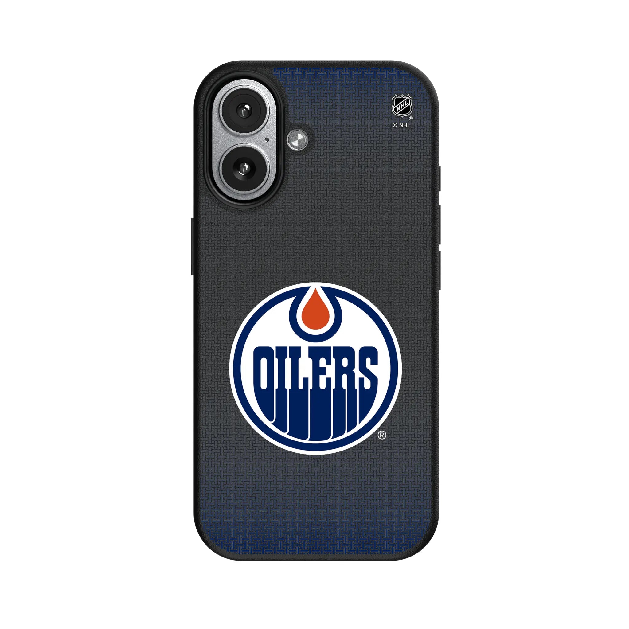 Edmonton Oilers Linen MagSafe Compatible Phone Case for Apple iPhone