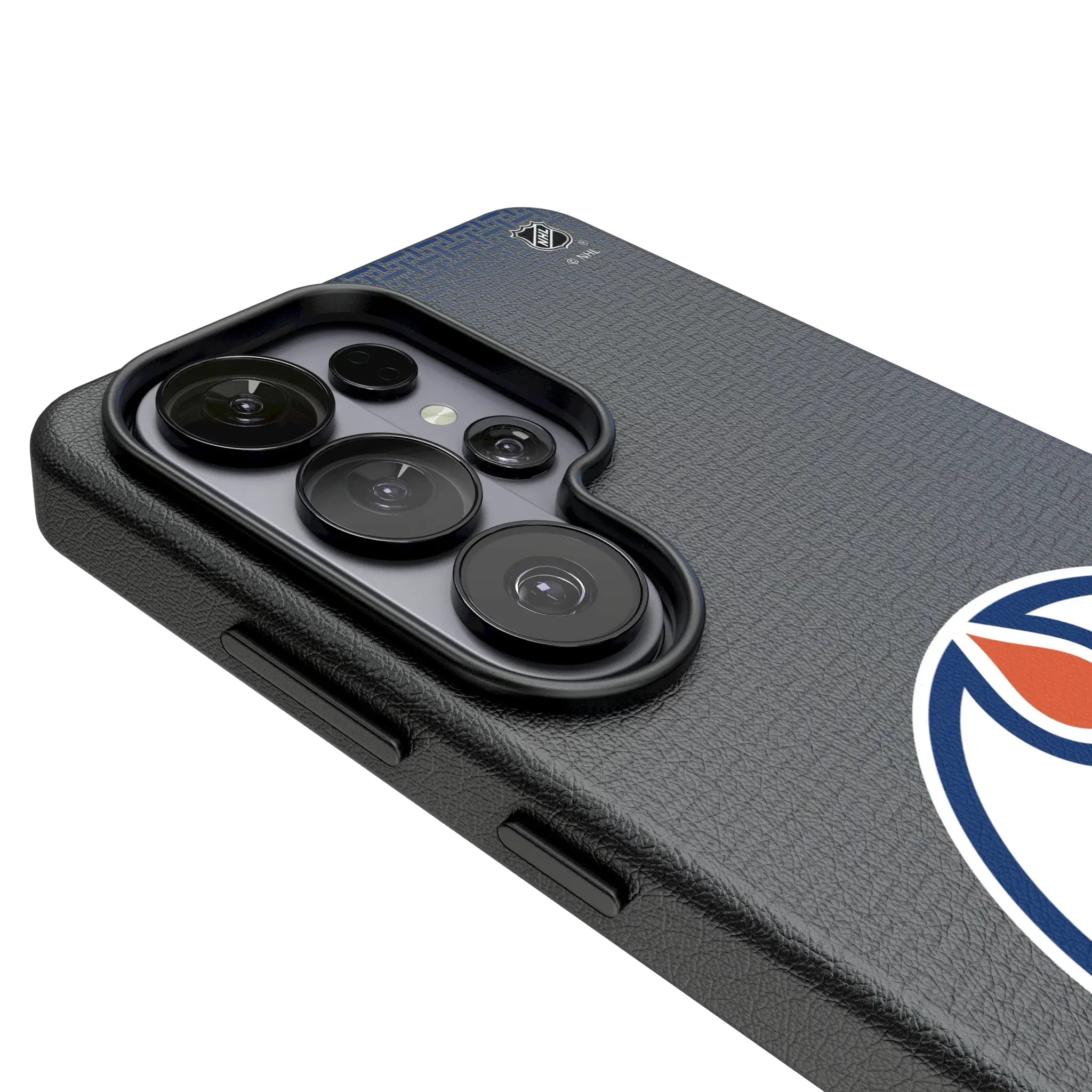 Edmonton Oilers Linen MagSafe Compatible Phone Case for Samsung Galaxy
