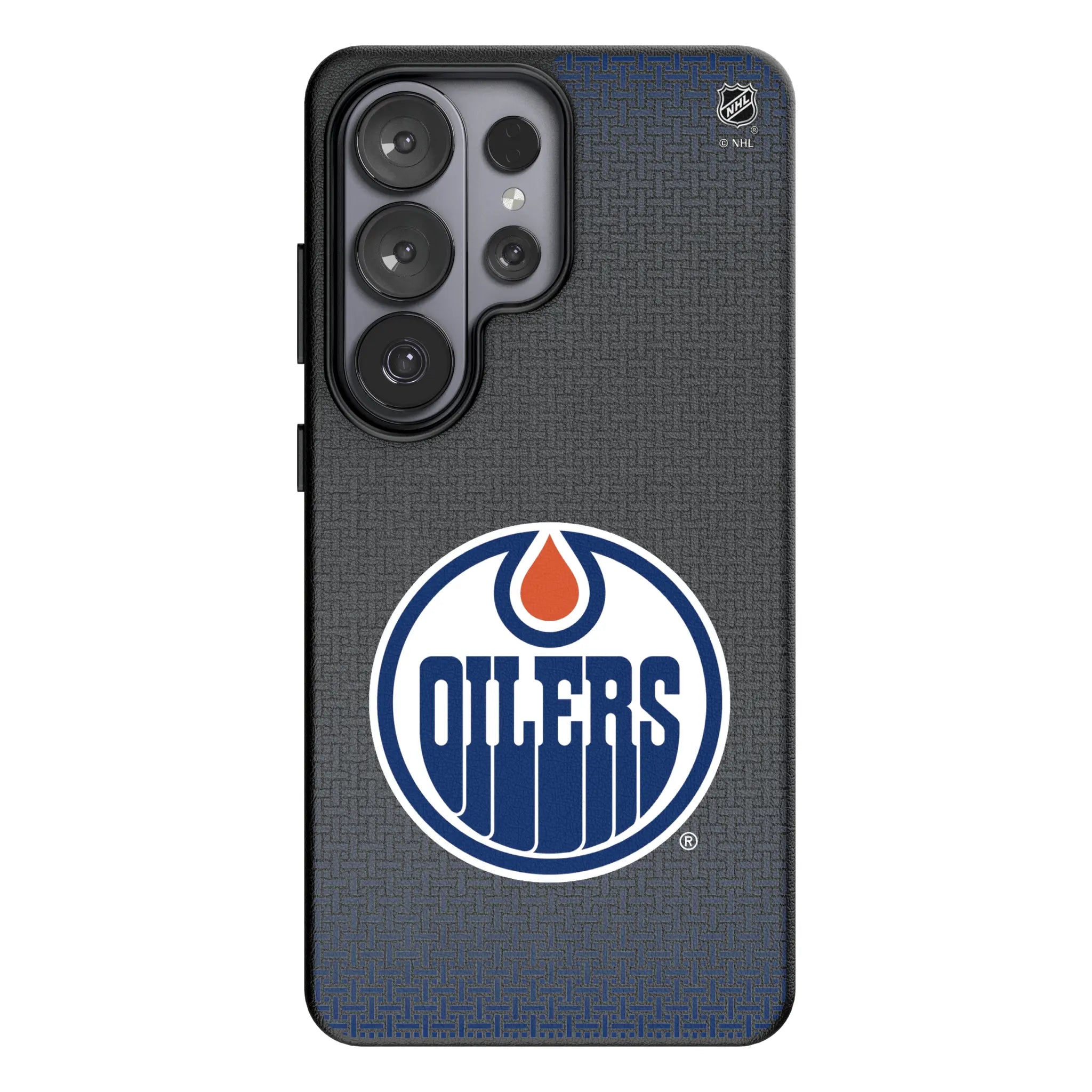 Edmonton Oilers Linen MagSafe Compatible Phone Case for Samsung Galaxy