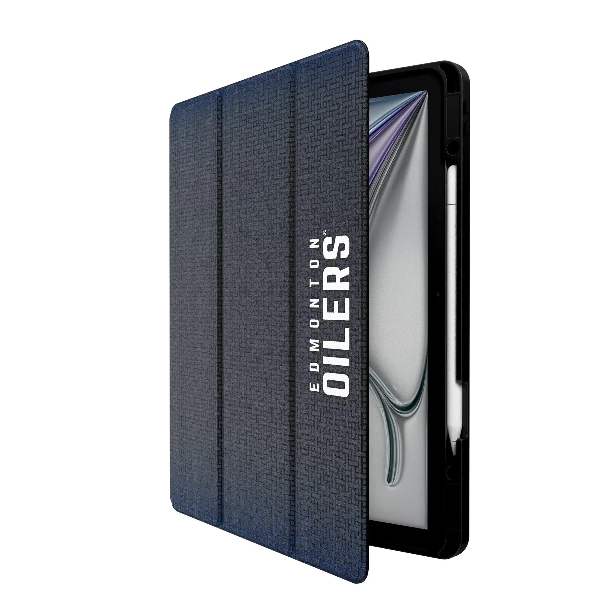 Edmonton Oilers Linen Tablet Case for Apple iPad