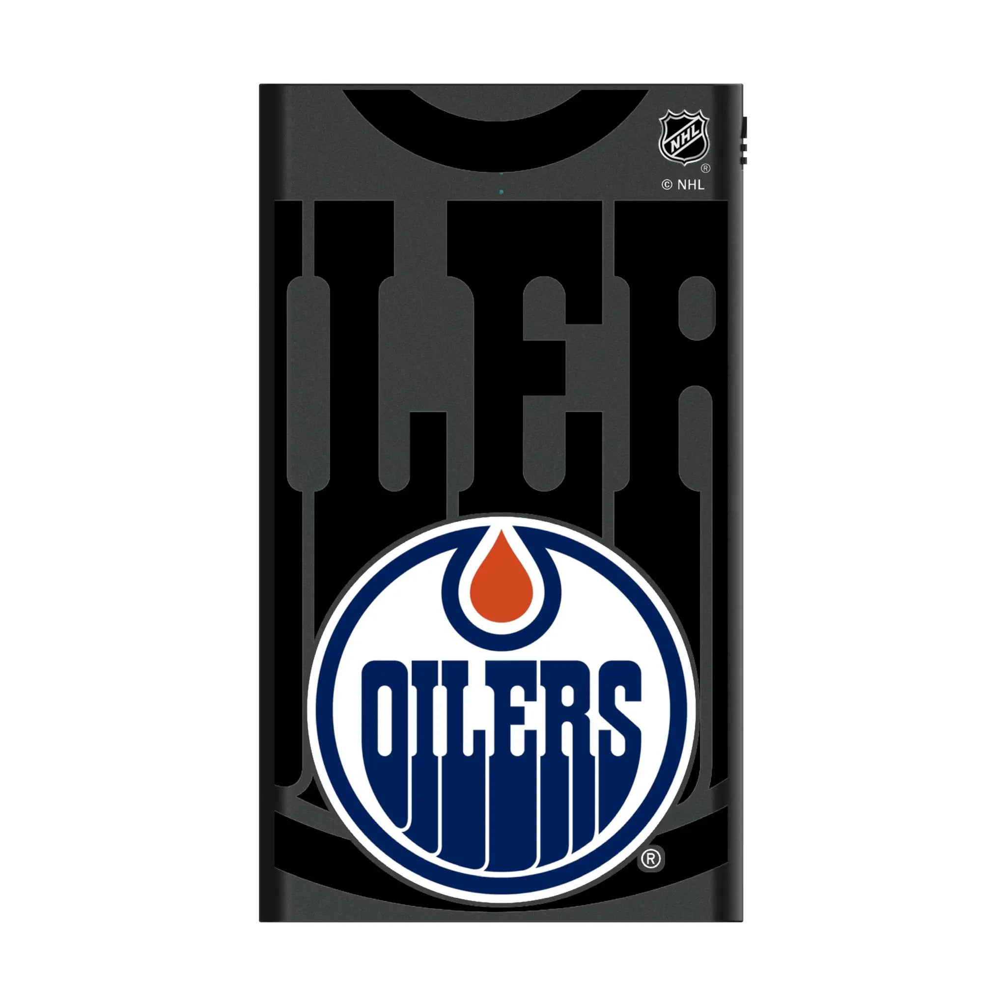 Edmonton Oilers Monocolor Tilt 5000mAh Flat Powerbank