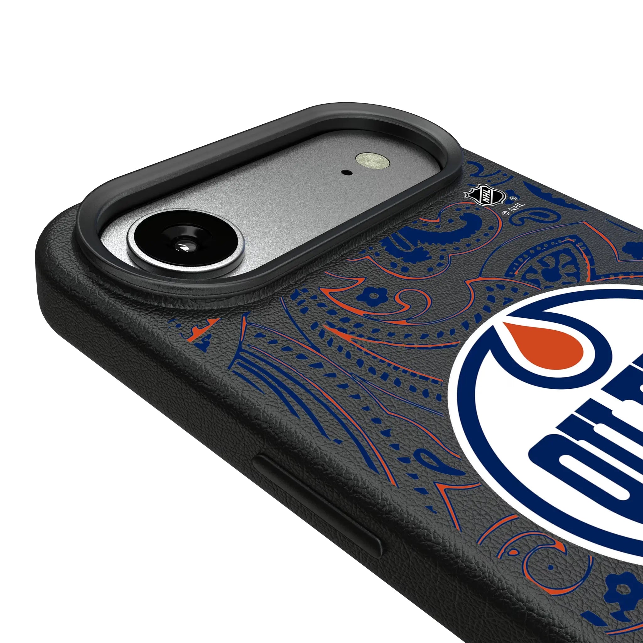 Edmonton Oilers Paisley MagSafe Compatible Phone Case for Apple iPhone