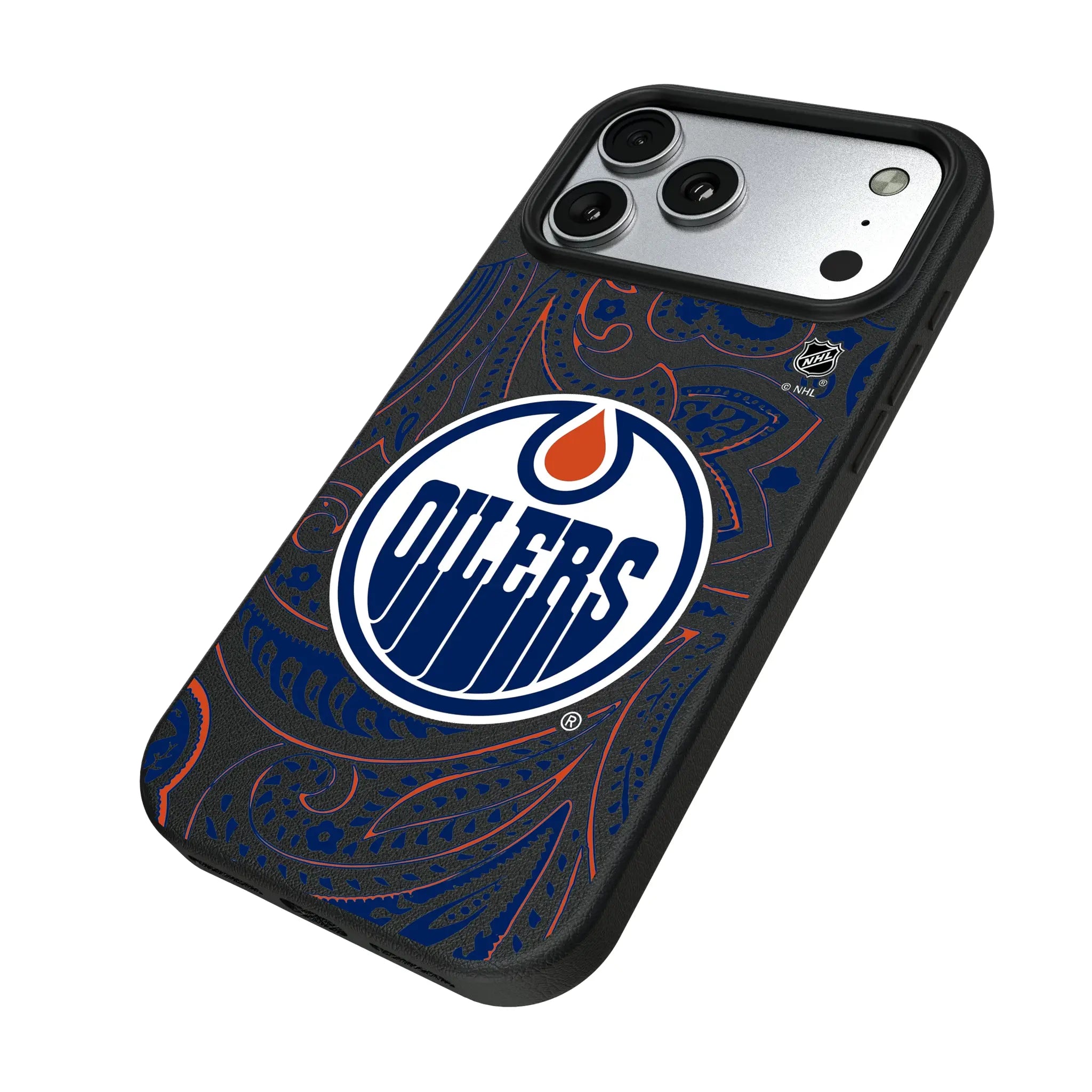 Edmonton Oilers Paisley MagSafe Compatible Phone Case for Apple iPhone