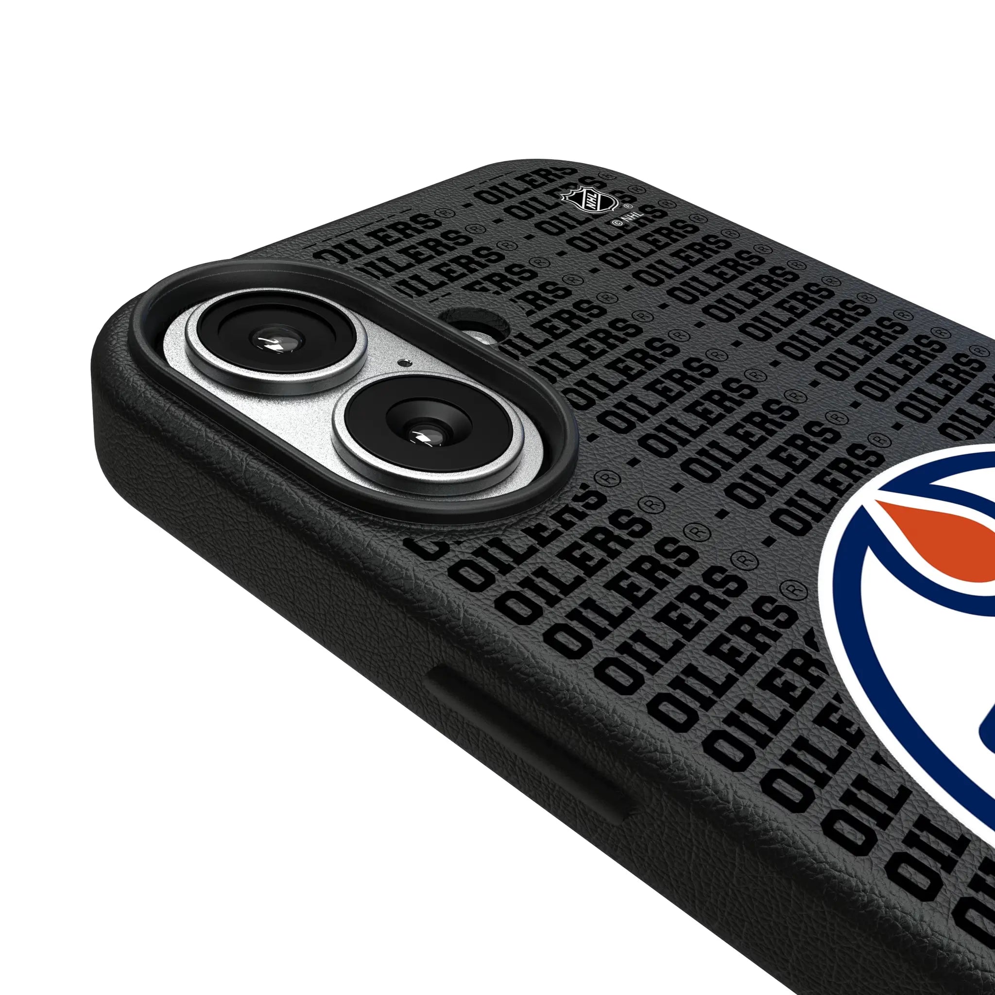 Edmonton Oilers Text Backdrop MagSafe Compatible Phone Case for Apple iPhone