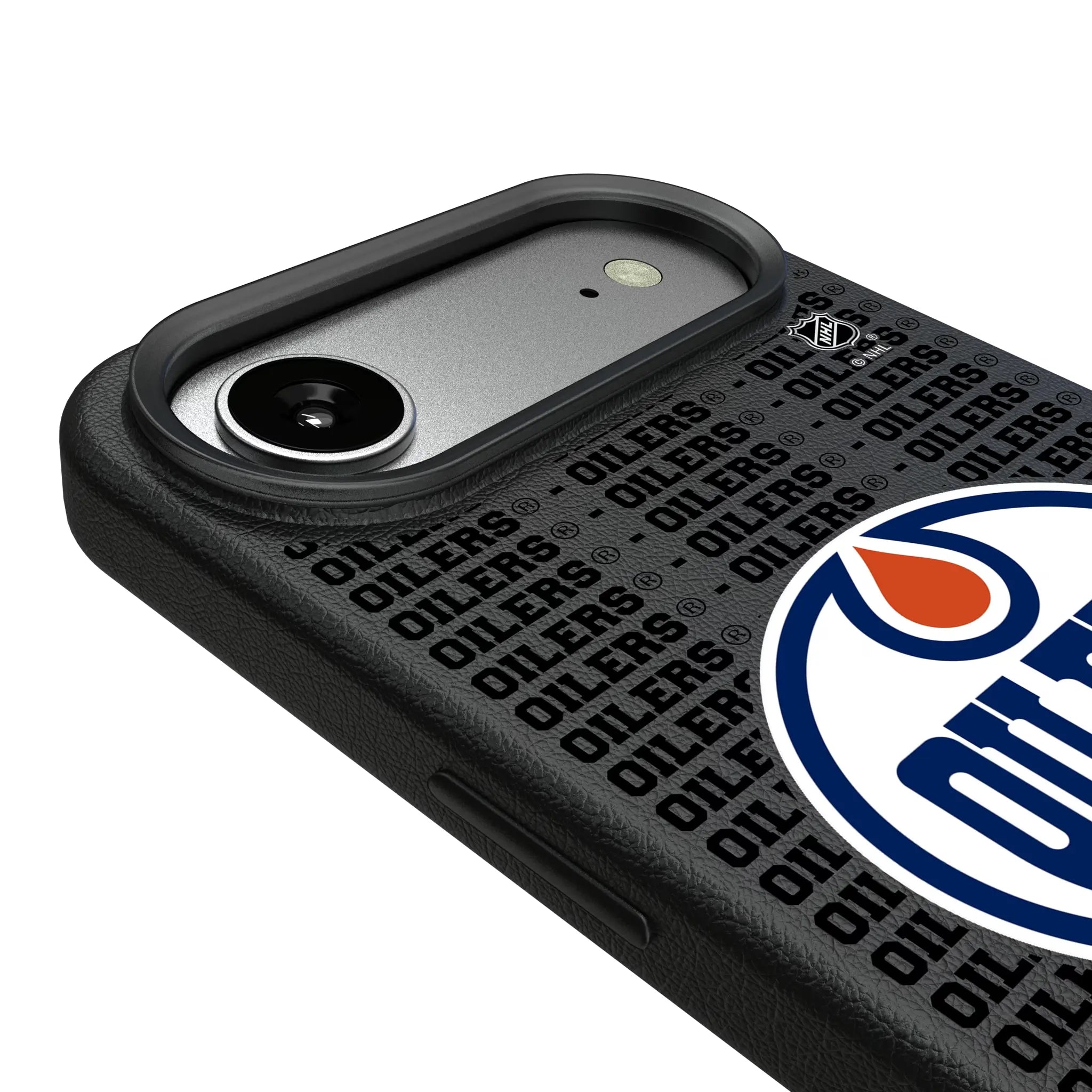 Edmonton Oilers Text Backdrop MagSafe Compatible Phone Case for Apple iPhone