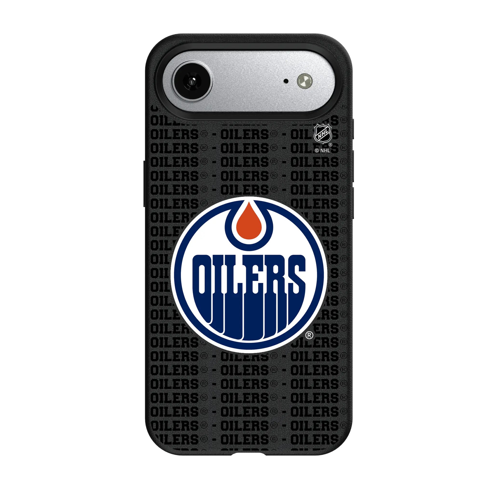 Edmonton Oilers Text Backdrop MagSafe Compatible Phone Case for Apple iPhone