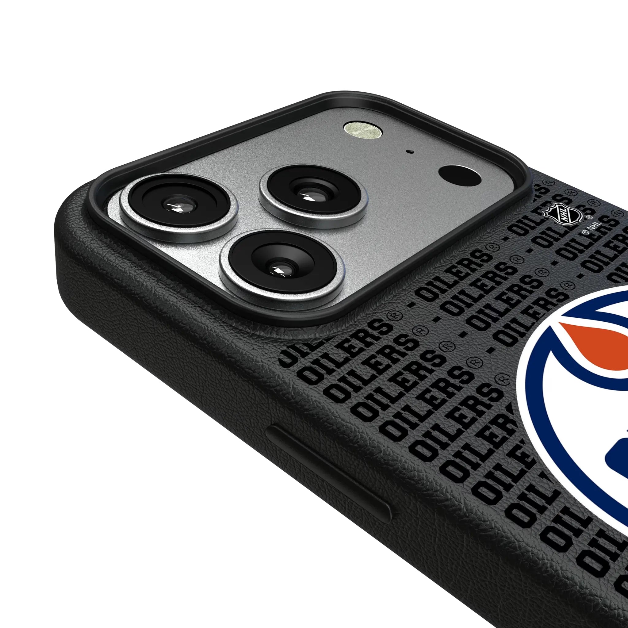 Edmonton Oilers Text Backdrop MagSafe Compatible Phone Case for Apple iPhone