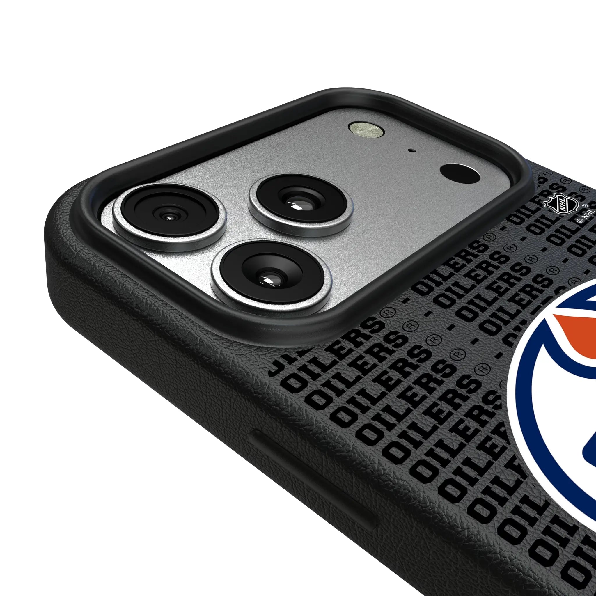 Edmonton Oilers Text Backdrop MagSafe Compatible Phone Case for Apple iPhone