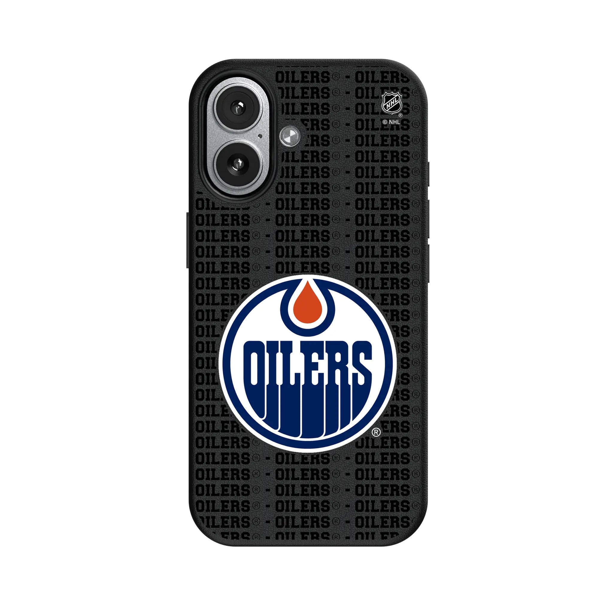 Edmonton Oilers Text Backdrop MagSafe Compatible Phone Case for Apple iPhone
