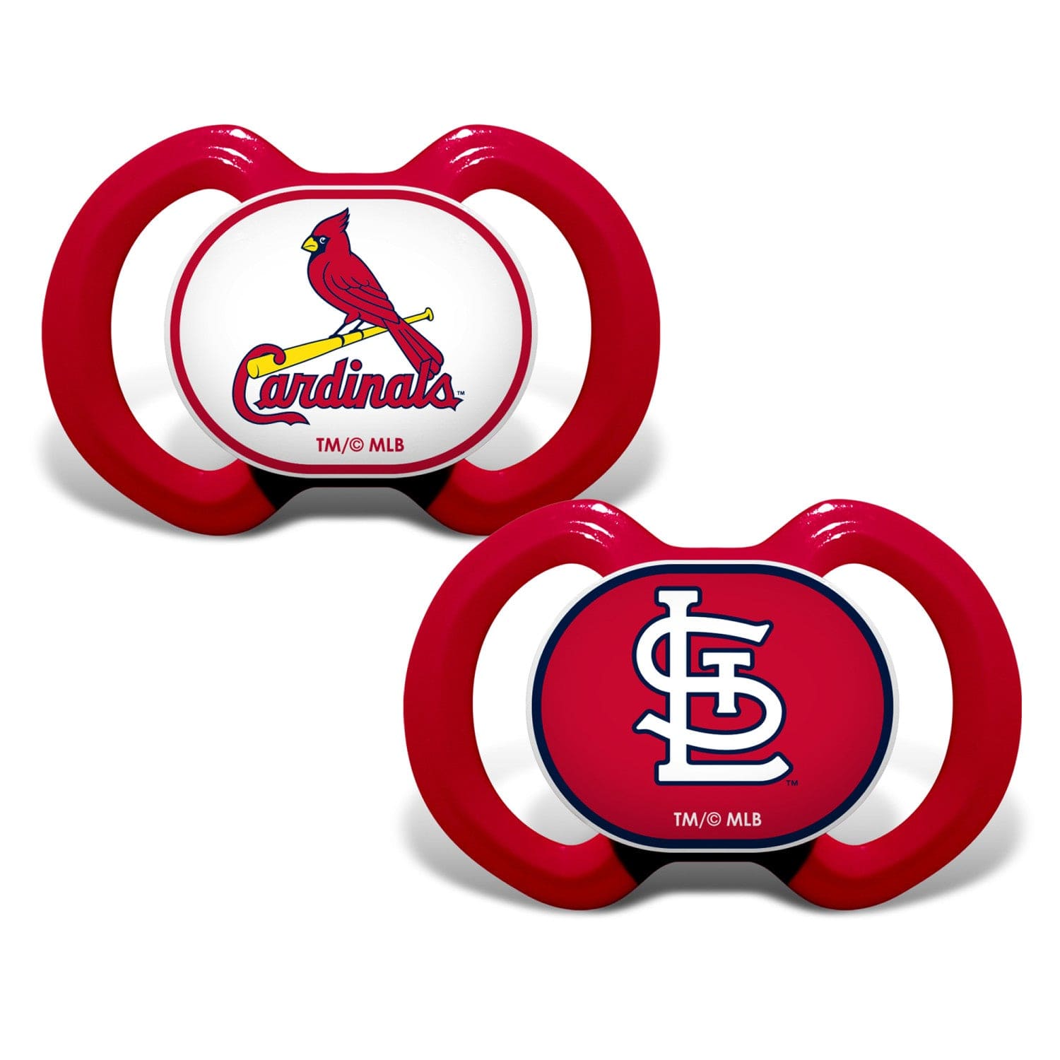 St. Louis Cardinals Pacifier 2-Pack - Sports Gifts, Sports Memorabilia, Sports Collectibles, Fan Shop