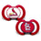 St. Louis Cardinals Pacifier 2-Pack - Sports Gifts, Sports Memorabilia, Sports Collectibles, Fan Shop