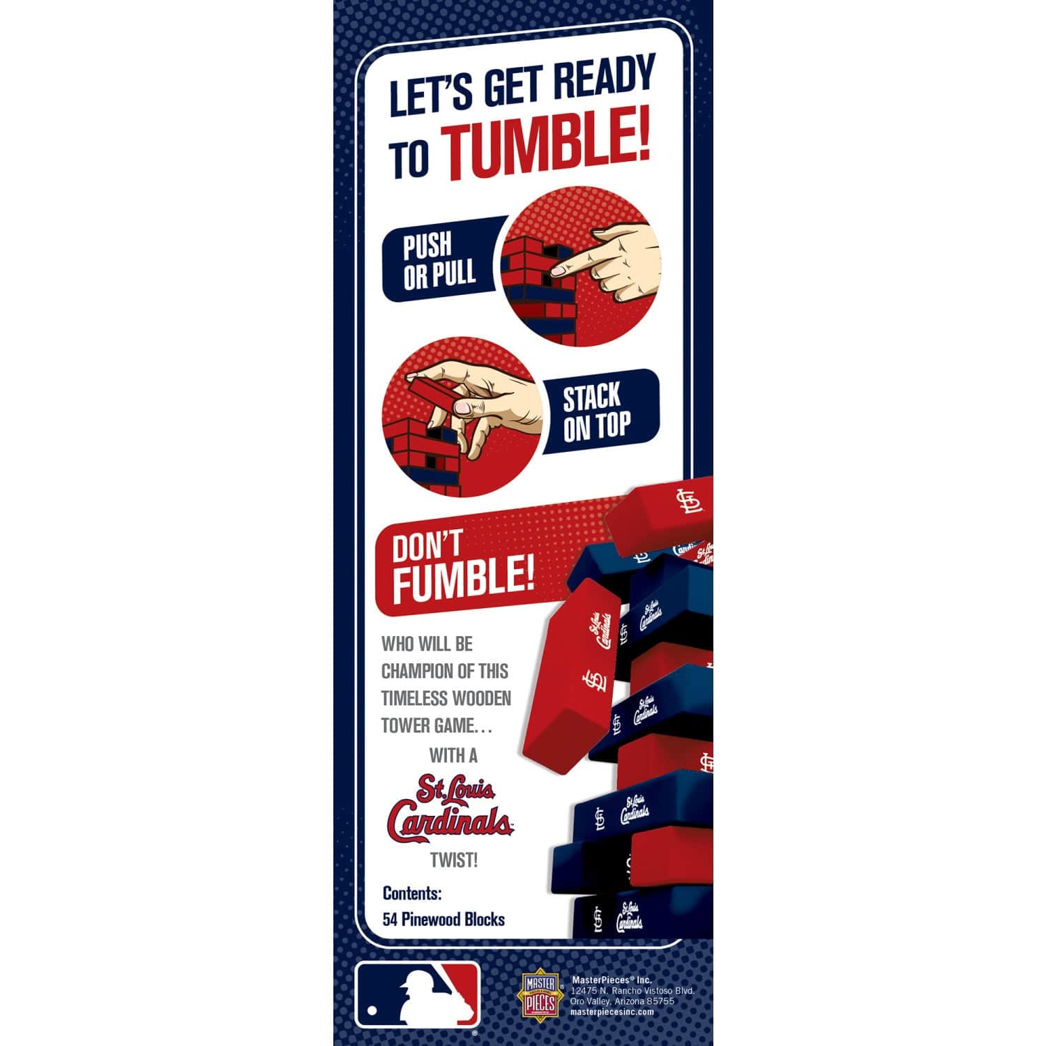St. Louis Cardinals Stacking Game - Sports Gifts, Sports Memorabilia, Sports Collectibles, Fan Shop