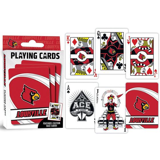 Louisville Cardinals Playing Cards - 54 Card Deck - 757 Sports Collectibles