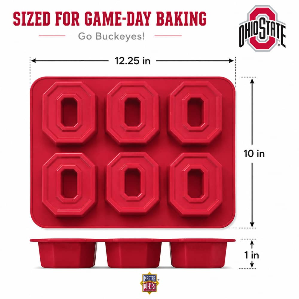 Ohio State Buckeyes Muffin Pan - Bake with Team Spirit!