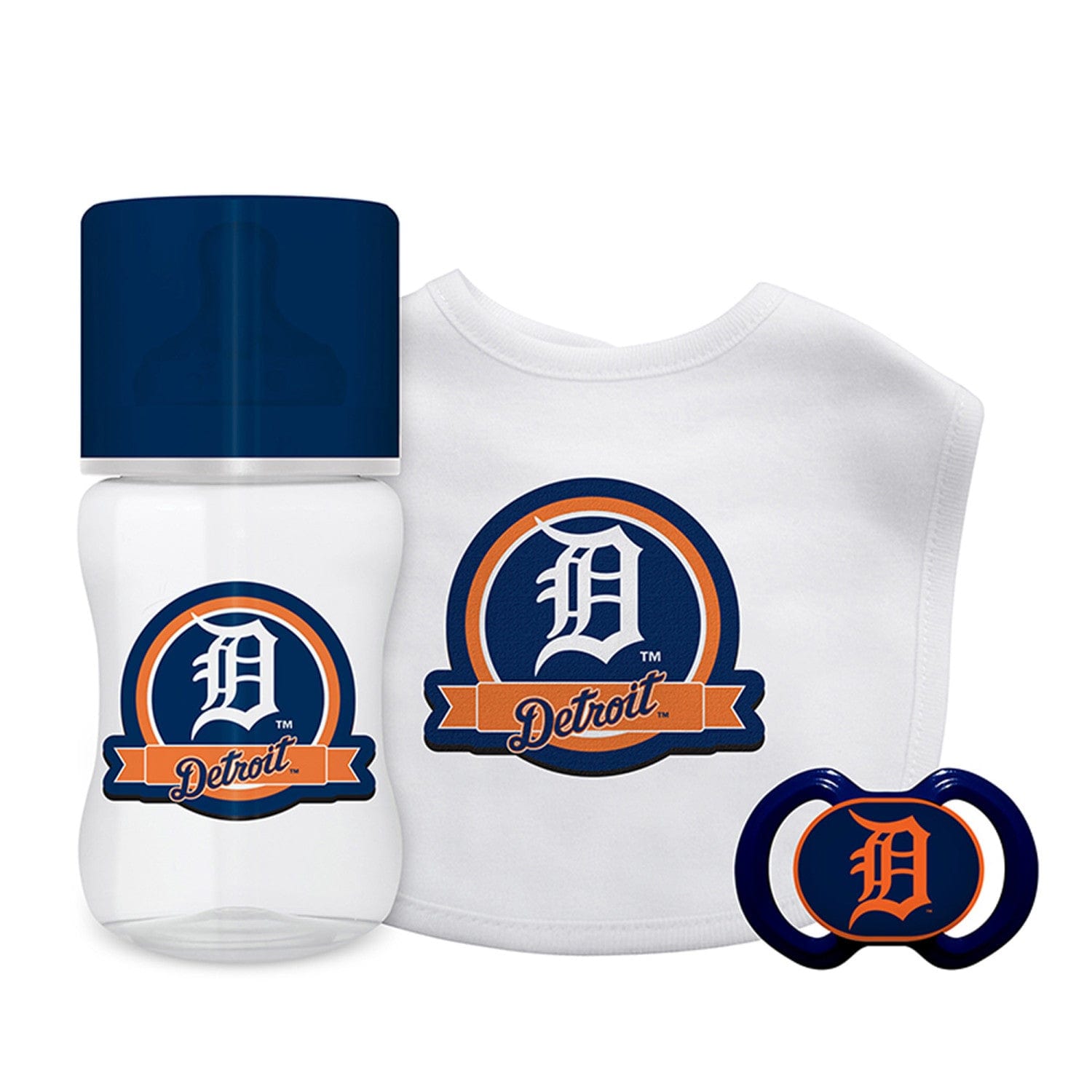 Detroit Tigers 3-Piece Infant Gift Set - Sports Gifts, Sports Memorabilia, Sports Collectibles, Fan Shop
