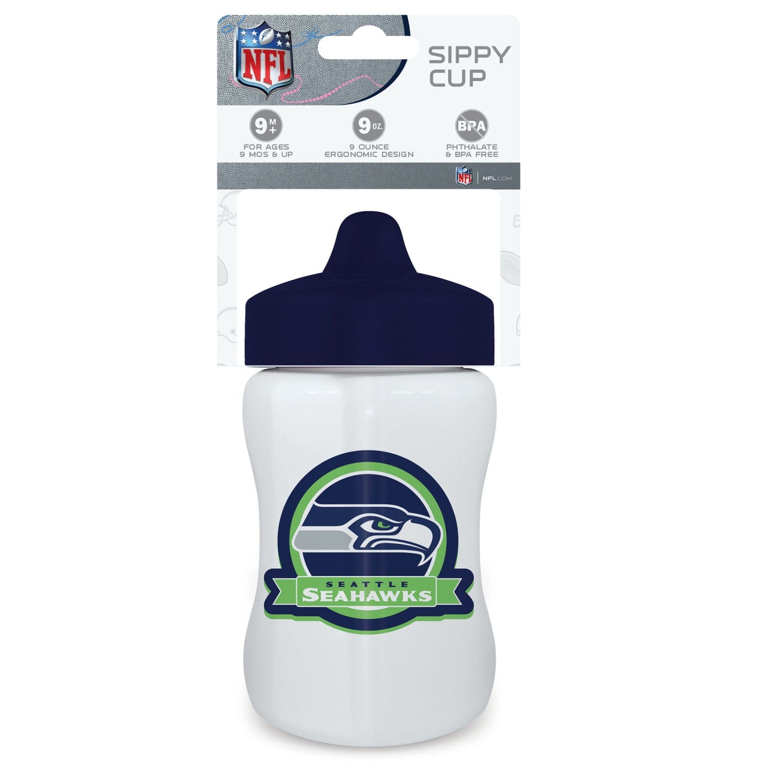 Seattle Seahawks Kids Sippy Cup - Sports Gifts, Sports Memorabilia, Sports Collectibles, Fan Shop
