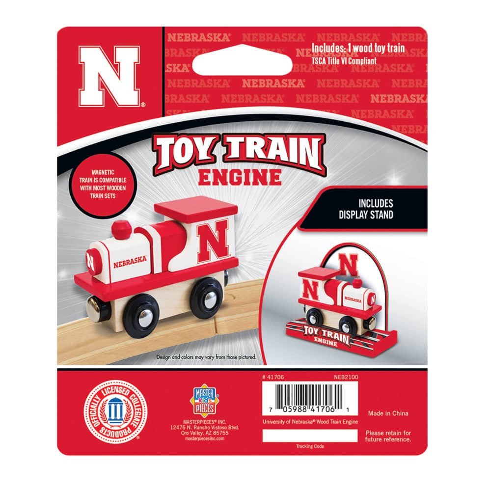 Nebraska Cornhuskers Toy Train Engine - Sports Gifts, Sports Memorabilia, Sports Collectibles, Fan Shop