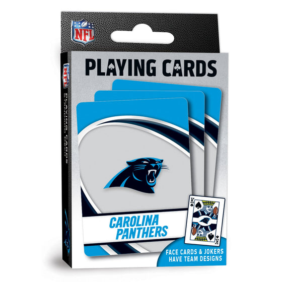 Carolina Panthers Playing Cards - 54 Card Deck - 757 Sports Collectibles