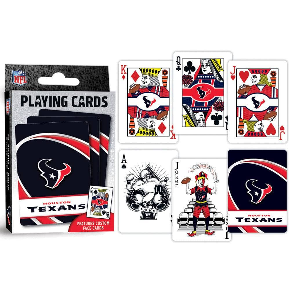 Houston Texans 54-Card Deck Playing Cards