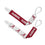 Alabama Crimson Tide Pacifier Clip Set - 2-Pack