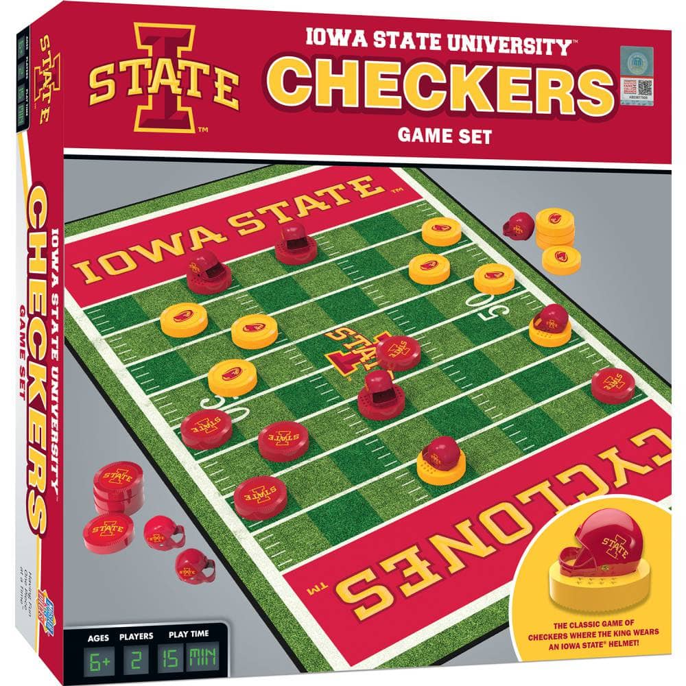 Iowa State Cyclones Checker Set