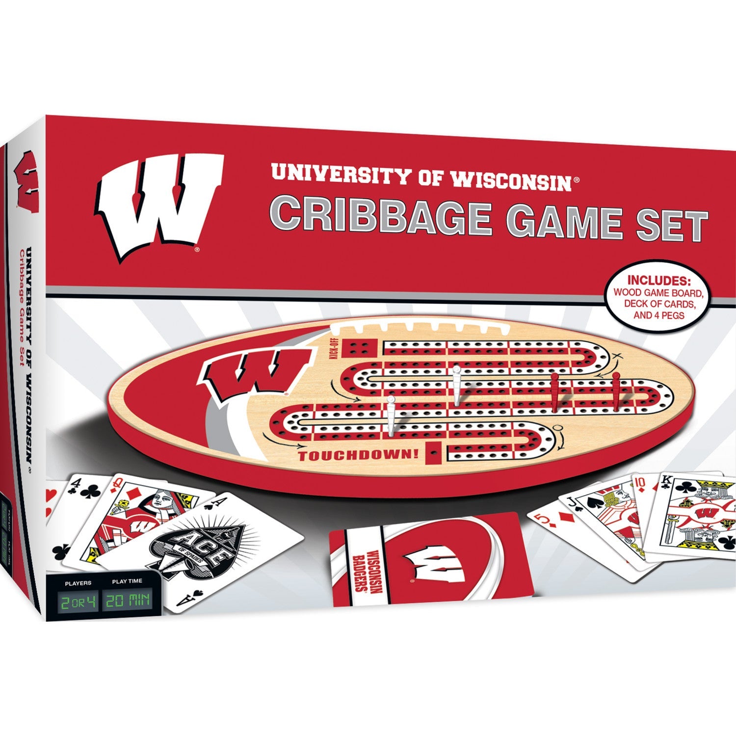 Wisconsin Badgers Cribbage - 757 Sports Collectibles