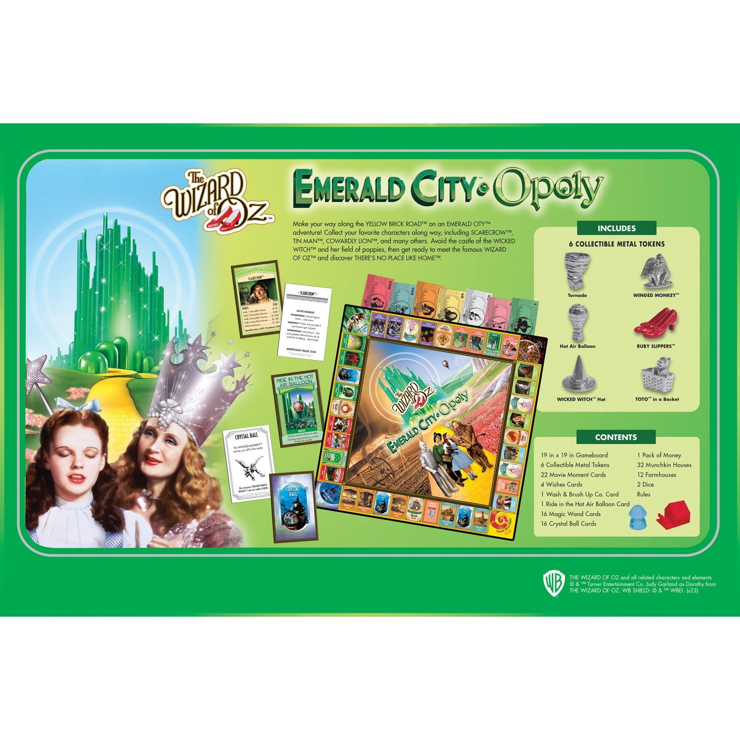 The Wizard of Oz Emerald City Opoly - 757 Sports Collectibles