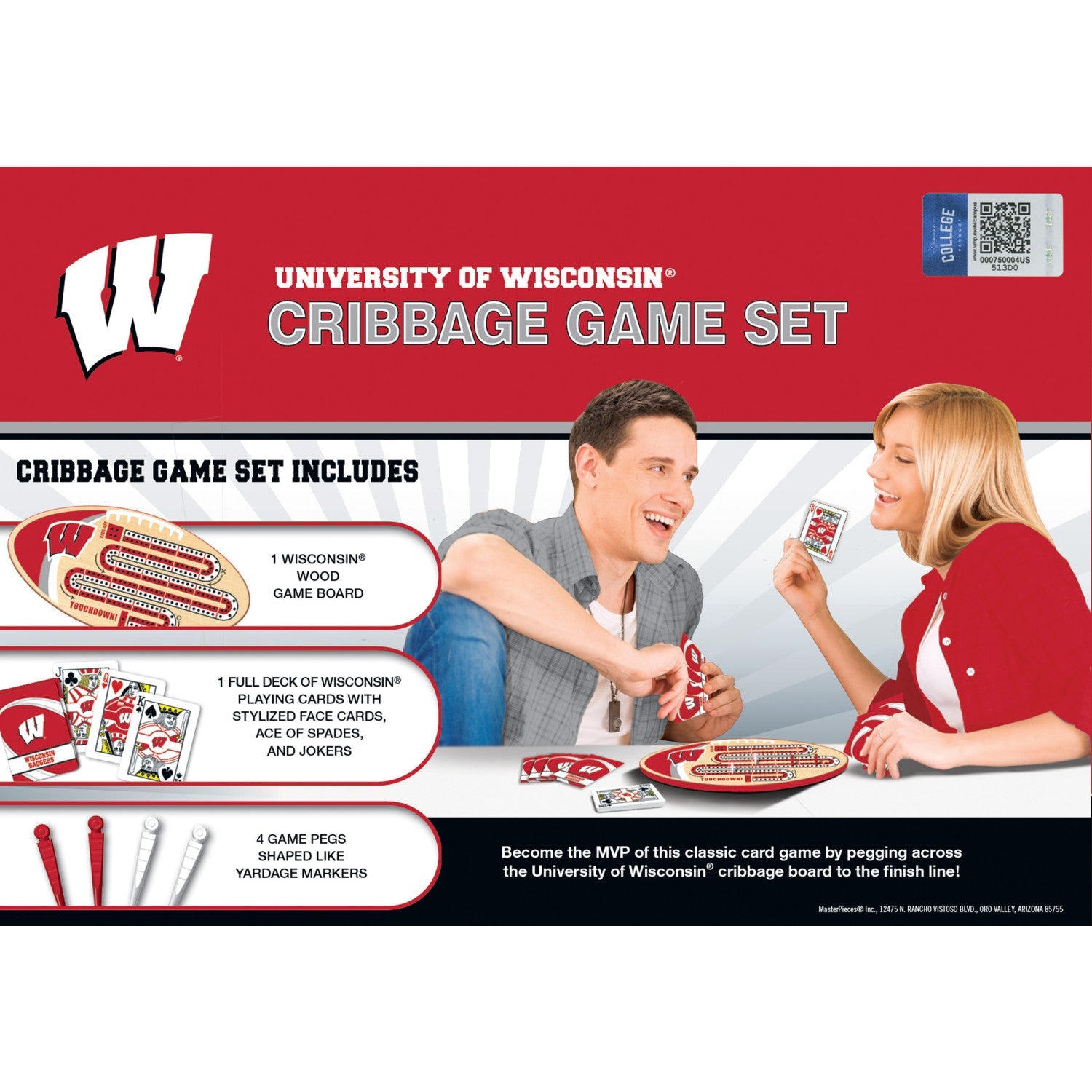 Wisconsin Badgers Cribbage - 757 Sports Collectibles